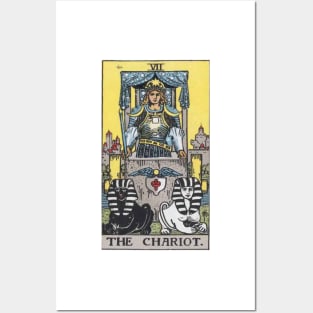 The Chariot, Raider Waite Tarot, Divination Tarot Posters and Art